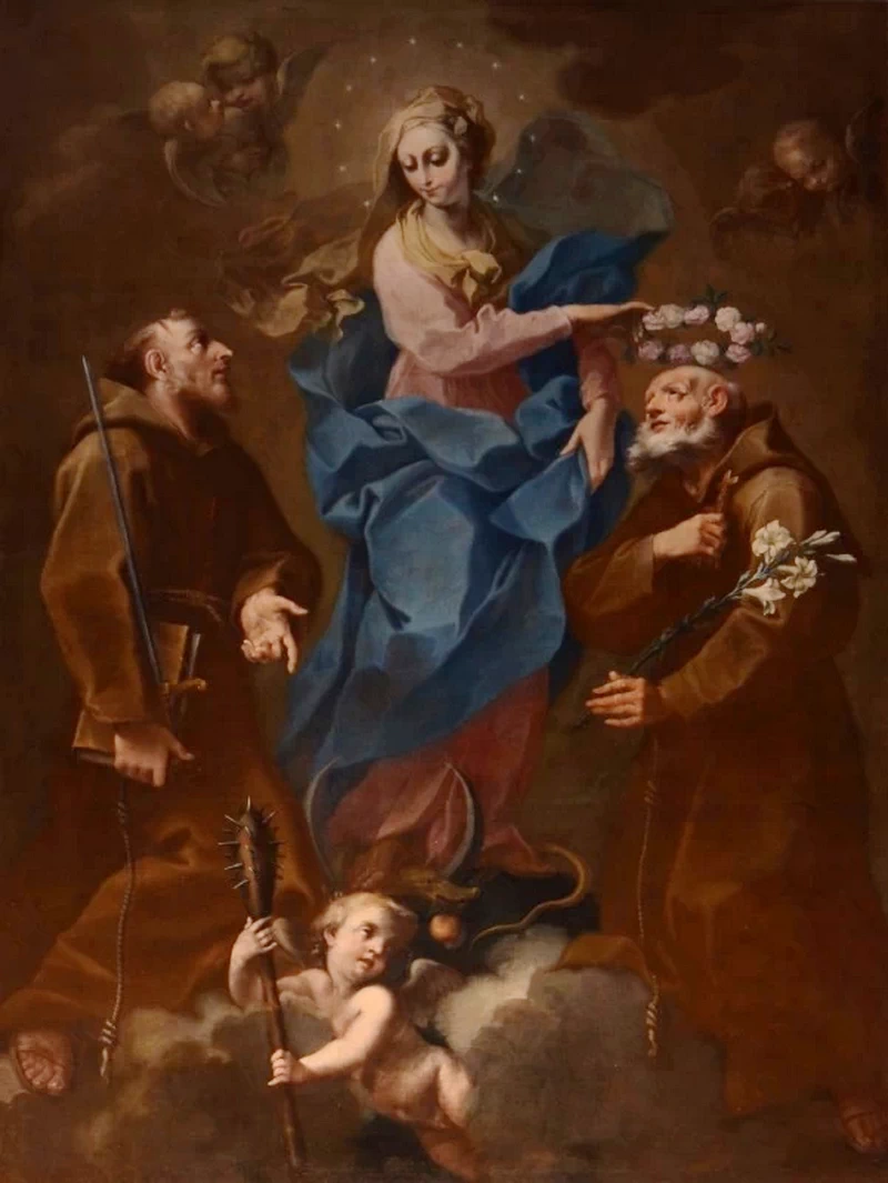 Madonna immacolata e santi